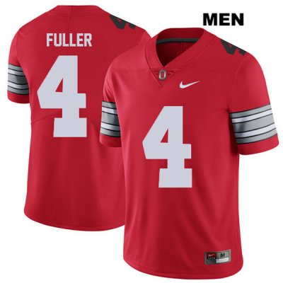 Men's NCAA Ohio State Buckeyes Jordan Fuller #4 College Stitched 2018 Spring Game Authentic Nike Red Football Jersey SV20Q05CH